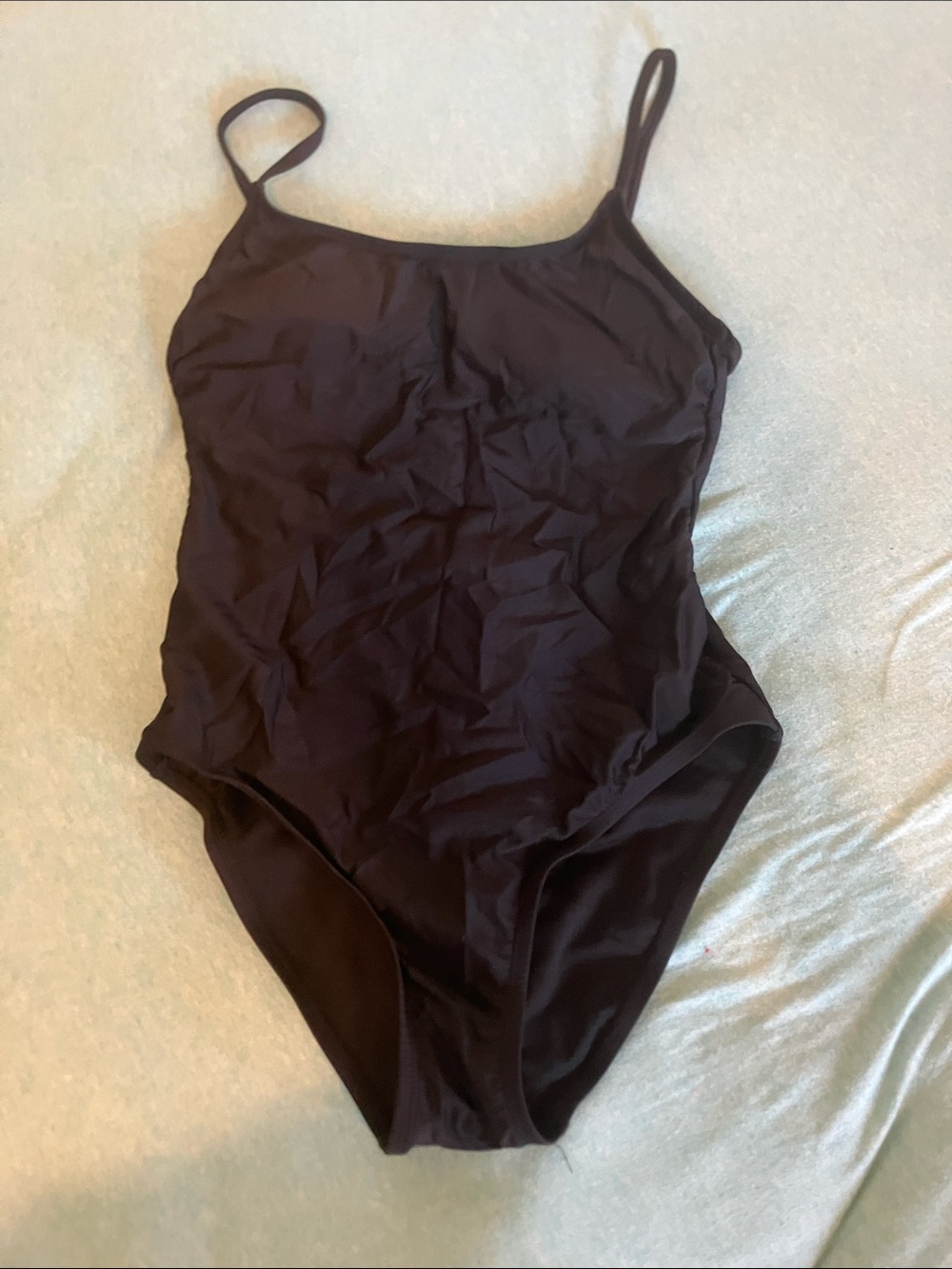 Hurley Solid Black One-Piece Swim Suit for Women